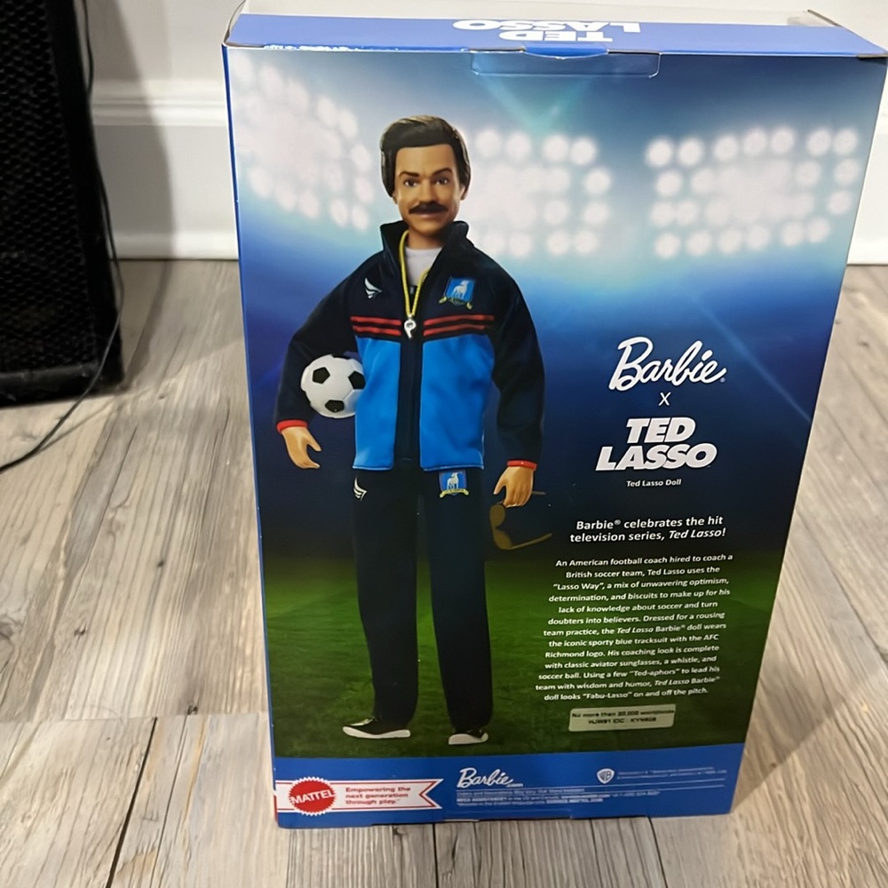 MATTEL BARBIE TED LASSO DOLL - Picture 4 of 5